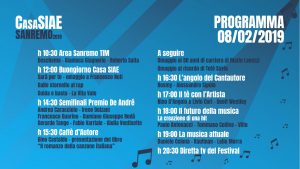 Casa Siae_programma 8 febbraio