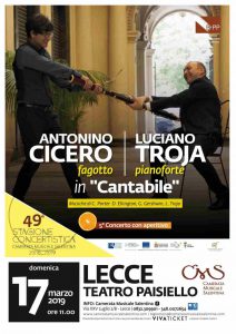 Cicero Troja Cantabile_Lecce 17 marzo 2019