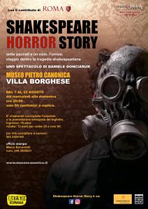 Shakespeare Horror Story a Roma - Locandina