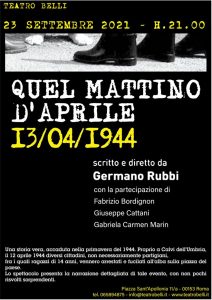 Quel mattino d’aprile – 13/04/1944 Storia di una rappresaglia