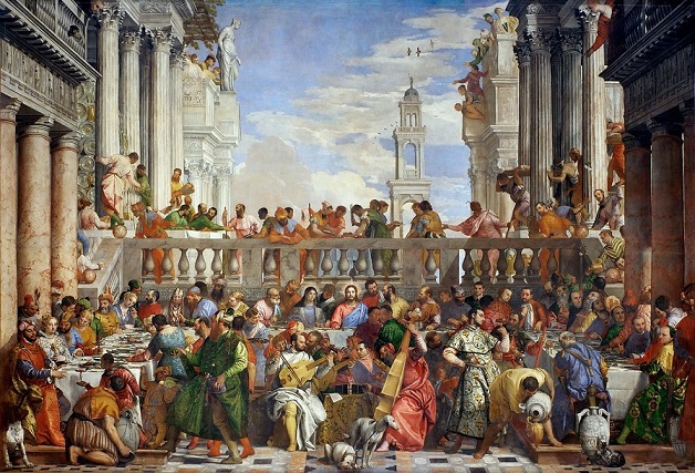 Paolo Veronese Le nozze di Cana Parigi Louvre 1562 1563